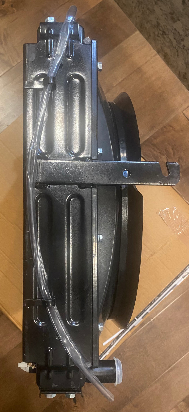 757-31010 Radiator assembly OEM. Part numbers 757-23980 and 757-22060 are associated with this assembly. This radiator was used on the  LPW, LPWS, LPWG series engines. There is a 10 day lead time for this assembly.