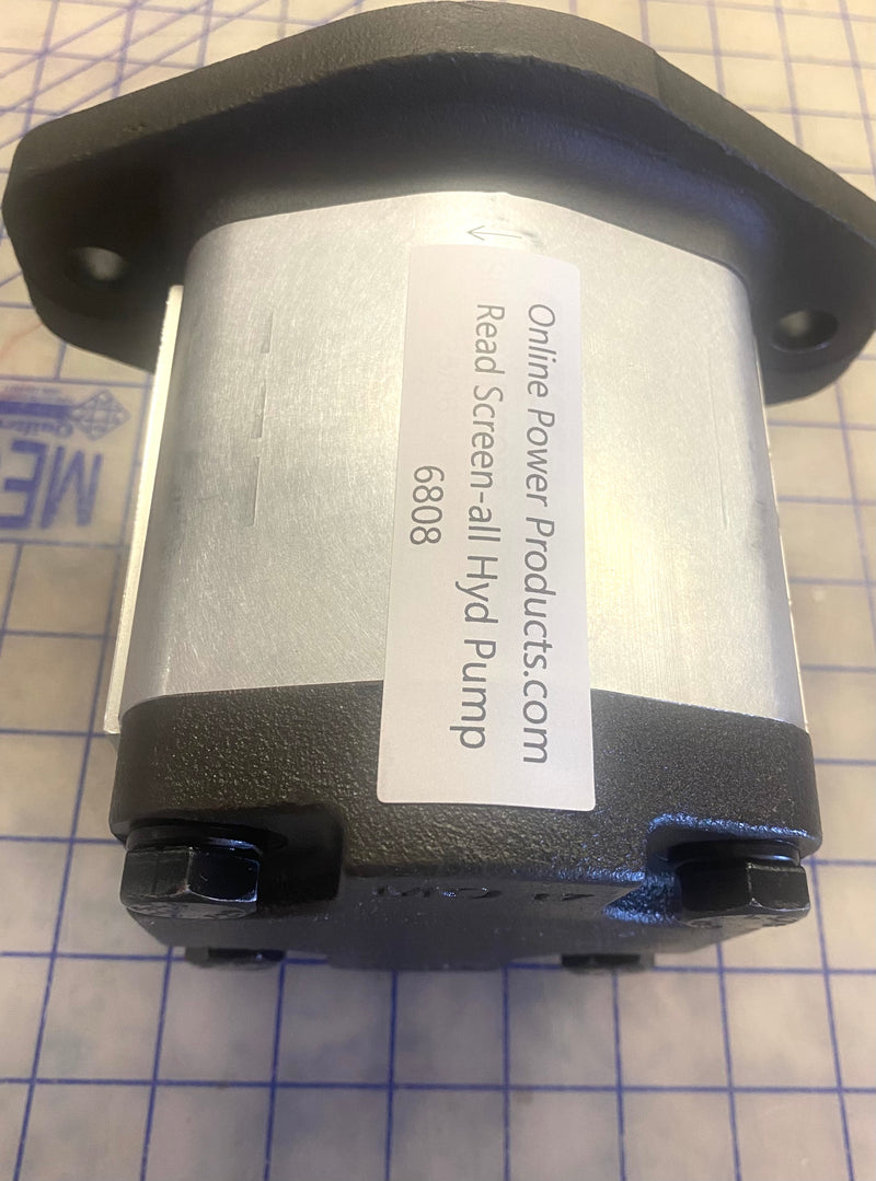6808 Hydraulic Pump, used on the Read Screen-all Screeners models RD-40 and the RD-90 units. Superseded part number was 10379