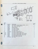 375098 Oil Cooler Gasket, used on the Hercules D4800 and D5000 series engine.