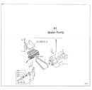 32645-51020 Pump Assembly Water Pump, This unit is a rebuilt, original Mitsubishi pump. Kohler part number is GM36536. There is a $2000.00 core charge that has been included in the price.