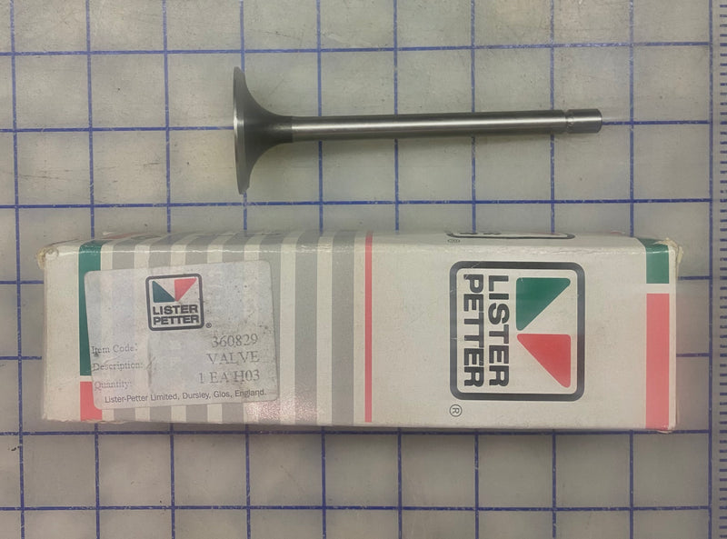 360829  Valve Inlet, used on the model TX Lister Petter engines.