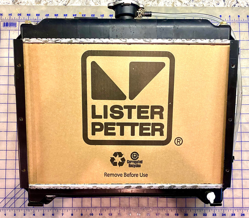 757-30980, Radiator. Lister Petter small cooling radiator. This part superseded part number 750-40141