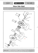 1426 Seal, Shaft seal for Read Screen-All Screen, Model RD-40. This is the special “notched” seal