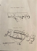 258990-00 Gasket, Oil pan set. Used on the  G2300, D2300 4 cylinder series, Hercules engines.