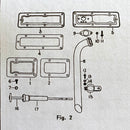 286014 Gasket, Side cover . Hercules Diesel and Gas 4 cylinders, 2300 series.