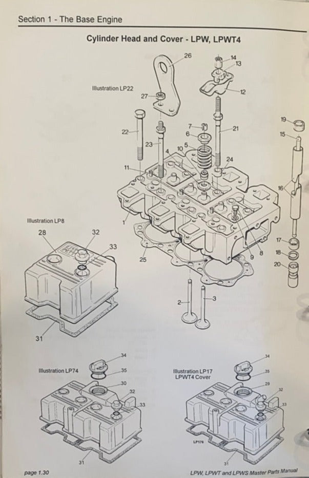 751-10672 Valve spring carrier used on the Lister Petter, LPW/G/S/T model of engines.