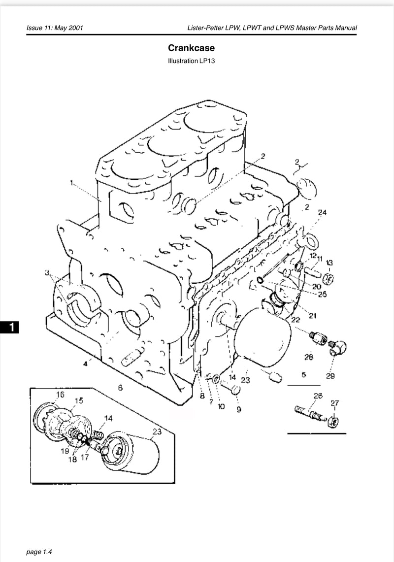 328-21600 Oil filter, used on a LPW2, LPW3, LPW4, LPWS4, LPWT4 Alpha series engines.