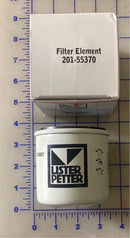 201-55370 Oil filter, used on a LPW2, LPWS2,  LPW3, and LPW4, TS1, TS2 and TS3 Lister Petter series engines.