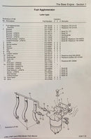 753-17740 Fuel pipe assembly used on model LPA3, LPW3 and LPWS3 Lister Petter engines