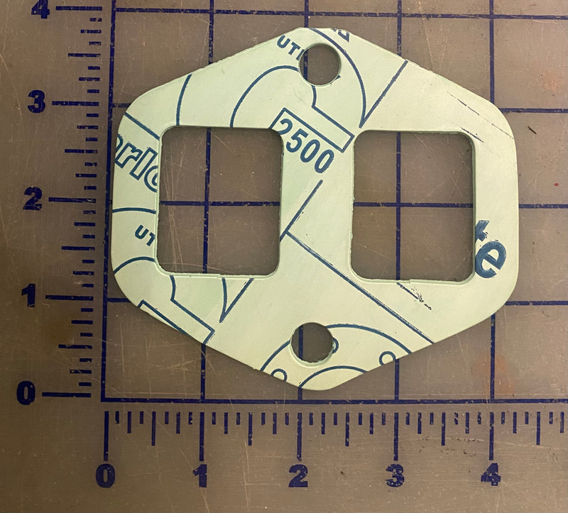 255346-00-00 Gasket, intake manifold, used on the 2300 and 3400 series Hercules Gas and Diesel engines.