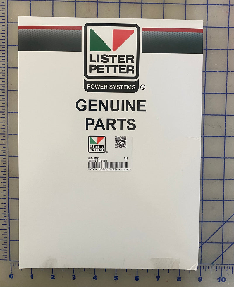 657-34191 DeCarbon joint/gasket set, This is for a LPA3 air cooled engine.