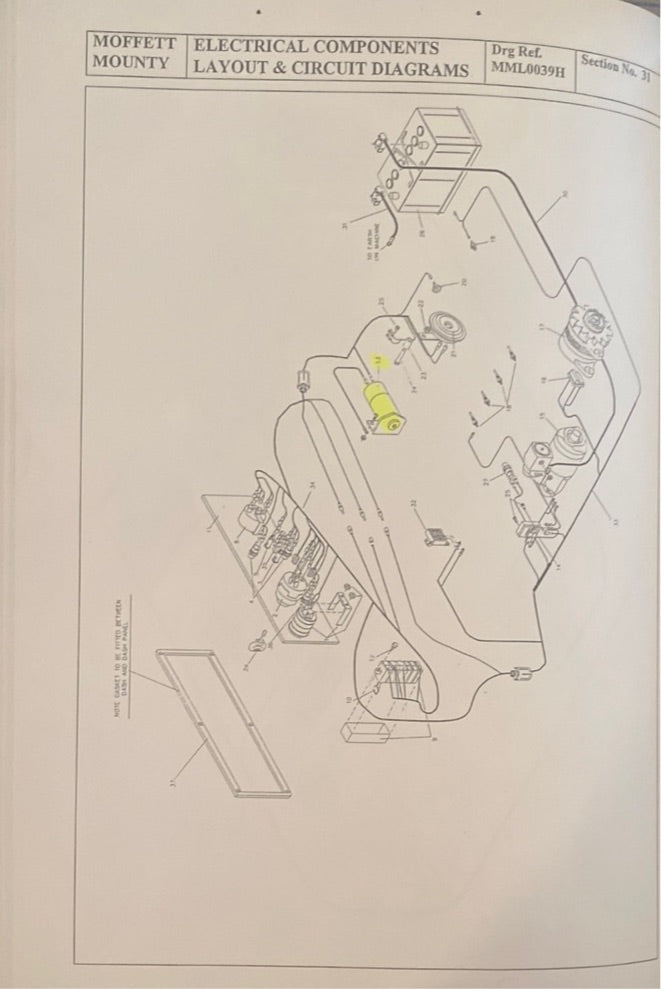 757-14981 Relay Glow plug, used on the LPA, LPW series  of Lister Petter engines.