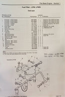 757-18811 Fuel pipe assembly Used on the Lister Petter LPW4 and the LPWS4 model engines