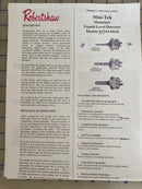 613-NLU-0000-0 Robertshaw Mini-TEK liquid level detector, model 613