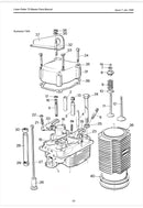 360828 Exhaust Valve, TX and P600 Lister Petter model engines.