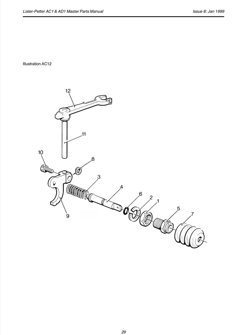 268199 Speeder Spring, speeder fits AD1 series engines build number 05