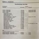 Lister Petter 657-34231 LPW/S2 DeCarbon gasket/set